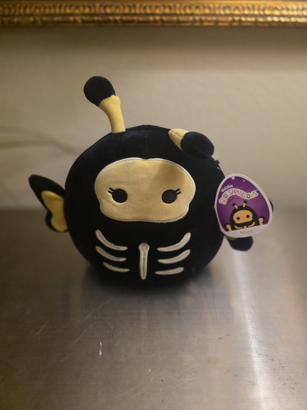 Squishmallows Black & Yellow Bumblebee Plush Toy - Niki